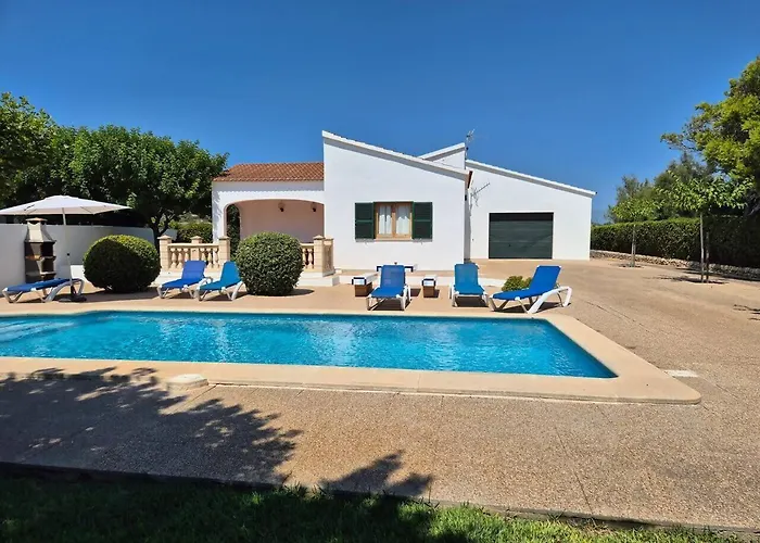 Maria Espaciosa Y Calida Con Piscina Privada Cala'N Blanes (Menorca)