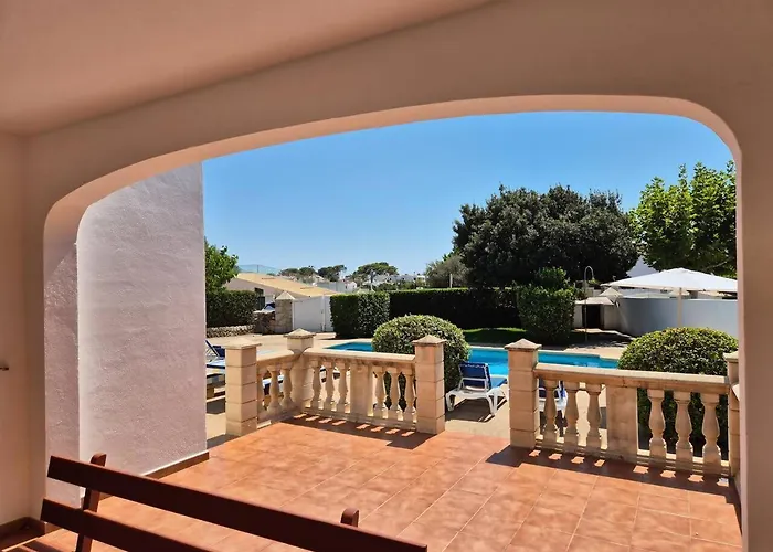 Maria Espaciosa Y Calida Con Piscina Privada Ferienhaus Cala'N Blanes (Menorca)